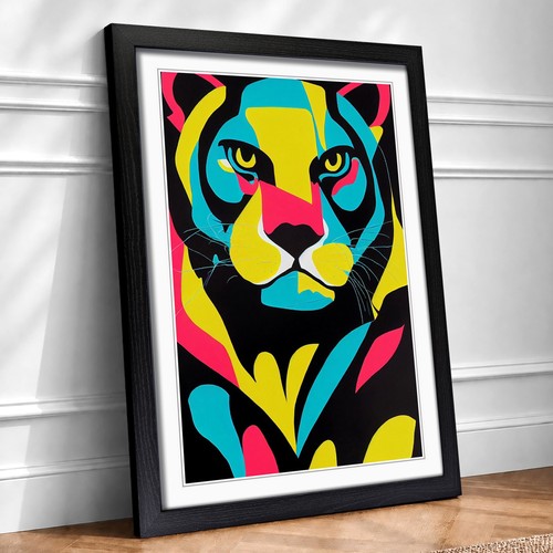 Panther pop art vol - art, framed