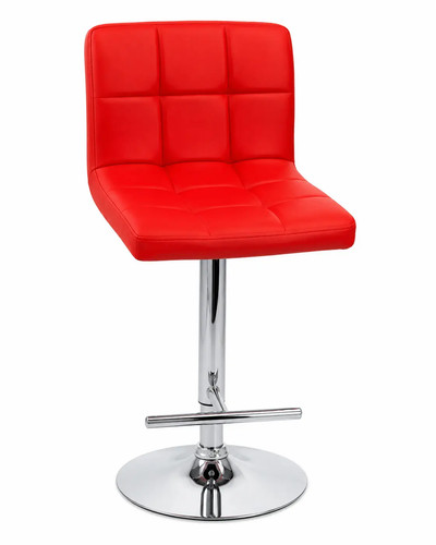 Chester bar stool red - red,