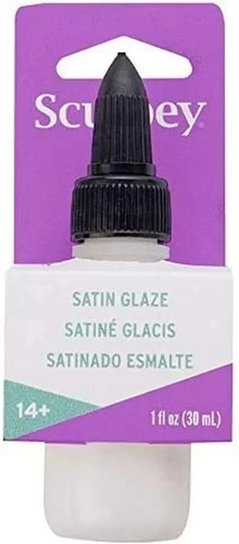 Sculpey satin glaze 30ml clear - sculpey,