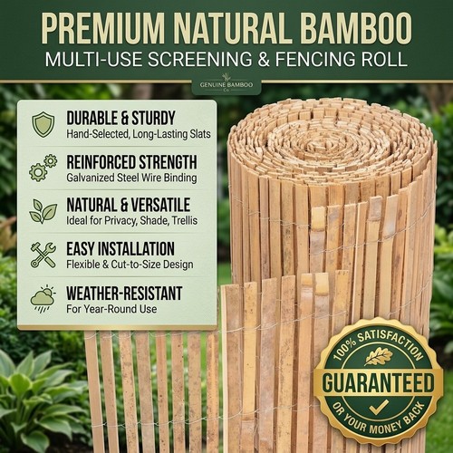 Heavy duty natural bamboo - duty, slat
