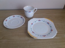 SHELLEY Art Deco TRIO - VINCENT Patt. CUP -- 799