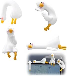 4pcs mini resin goose - resin,