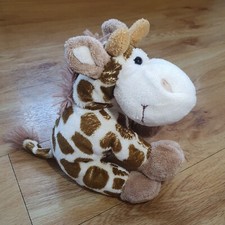 Small Tesco Giraffe Soft Toy Plush Comforter Safari