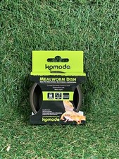 MEALWORM DISH FOR REPTILES GECKOS BEARDED DRAGONS PLASTIC BOWL KOMODO WAXWORMS