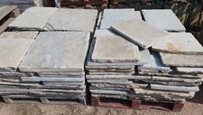 Original reclaimed Blue Lias flag slab Stone paving random Midland HQ Limestone 