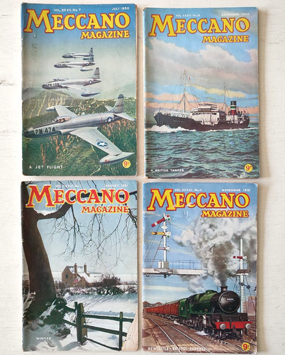 Meccano magazines july dec - magazines,