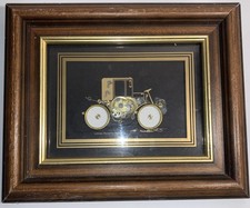 Ken Broadbent Framed Signed Lohner Porsche 1900 HOROLOGICAL WATCH PARTS ART