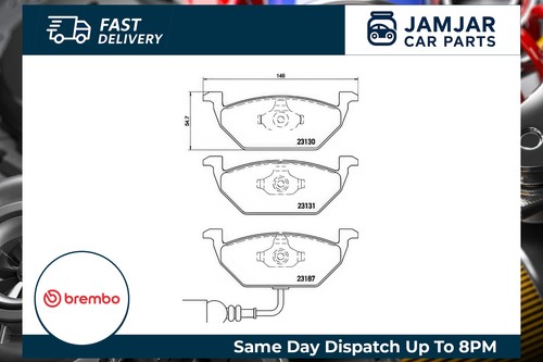 Brembo p85072 brake pad - p85072, set