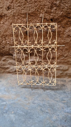 Rusty antique moroccan window - antique,