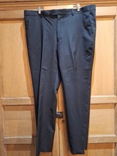 F&F Men's Black Suit Trousers