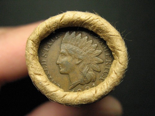 Old copper wheat roll - wheat, 1901