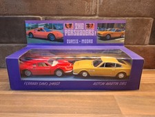 THE PERSUADERS! ASTON MARTIN DBS FERRARI DINO 246 GT ROGER MOORE TONY CURTIS ITC
