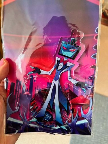 Hazbin hotel standee vox - hazbin,