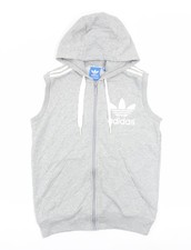 Adidas Men's Grey Sleeveless