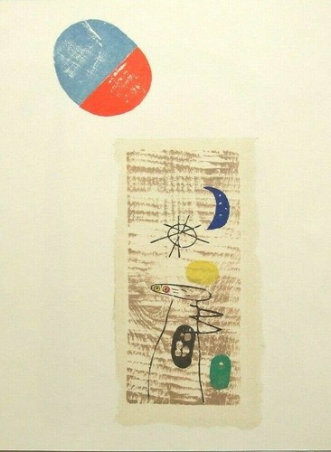 Joan miro mounted vintage - joan,