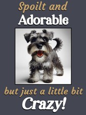 Schnauzer Dog Funny Flexible Fridge Magnet Keep Calm Gift