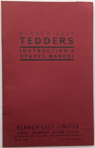 Original blanch lely - lely, tedders