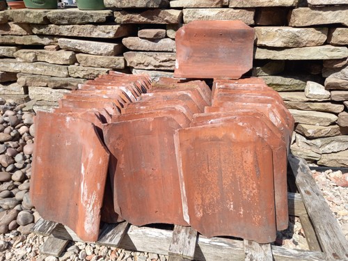 Reclaimed clay pan tiles - clay,