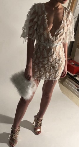 Bnwt nadine merabi beaded - merabi,