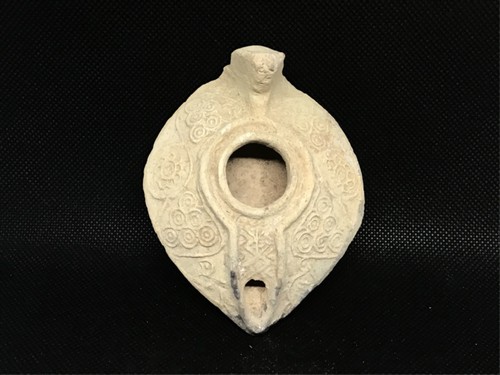 Roman greek oil lamp - lamp., 100/300