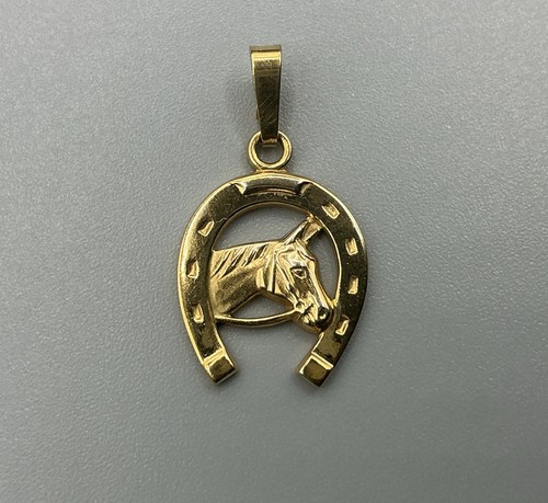9ct gold horse - horse, and