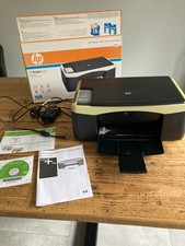 HP Deskjet F2180 Colour Inkjet Printer Scanner Copier instructions CD cables box