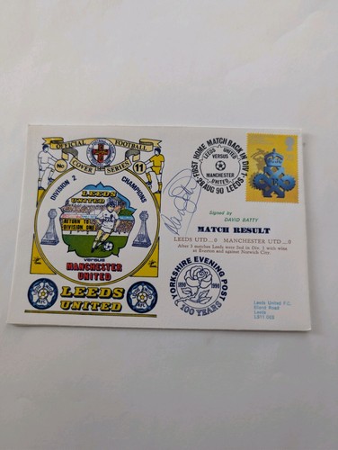 David batty signed fdc - david,