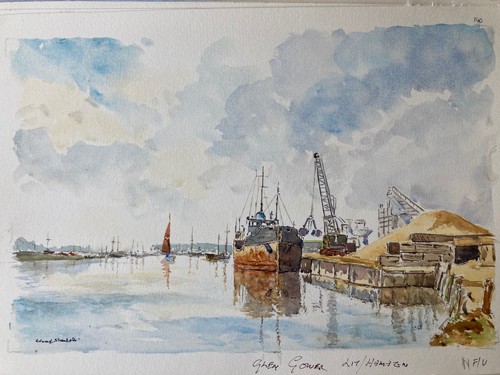 Original watercolour edward - original, by