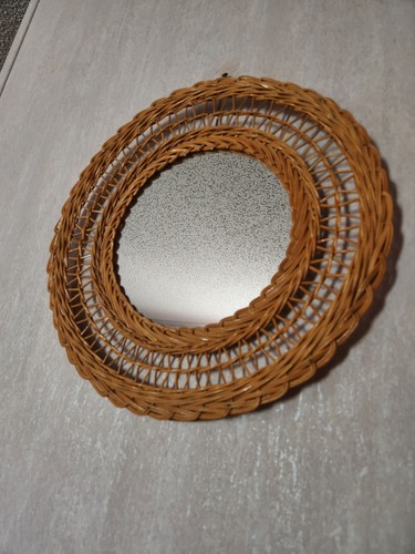 Vintage mcm wicker rattan - wicker,