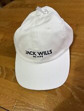 Jack Wills Mens One Size Off White Baseball Cap