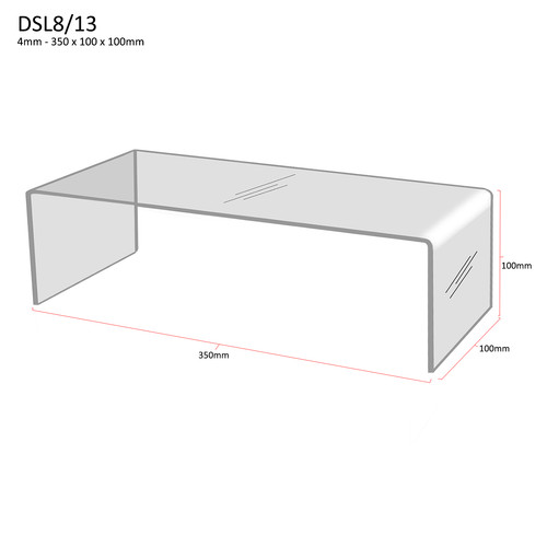 Acrylic shelves brackets - &,