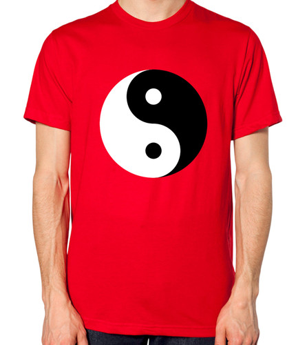 Yin and yang shirt men - yin,