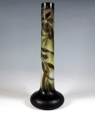 Galle cameo tubular vase - galle,