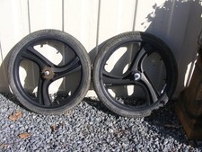 vintage pair of black mag bmx