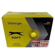 Slazenger V300 Soft Golf Balls Yellow X1 Pack 24 Balls New