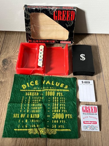 Greed vintage dice - dice, game
