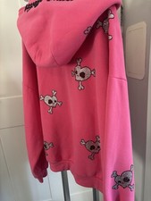 Named Collective Cerise Skull Hoodie Large