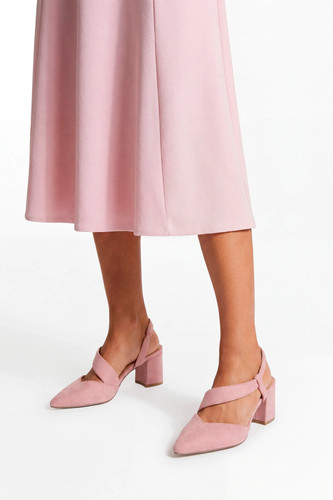 Wallis blush court shoes - blush,