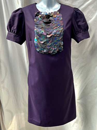 Ted baker purple shift dress - baker,