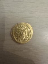 Coin Byzantine - Justinian I - Gold Solidus or - Constantinople - 527-565