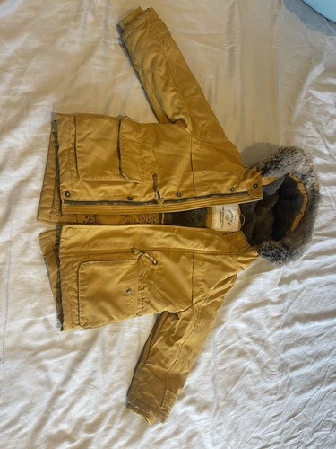 George yellow lined hooded - yellow,