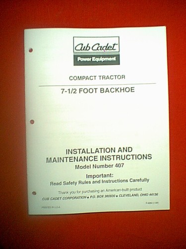 Cub cadet compact - tractor, 7