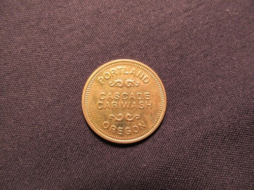Cascade car wash token - cascade,