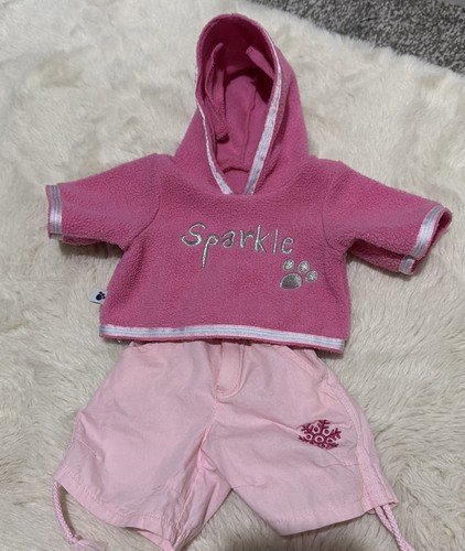 Bear factory pink hooded - pink,