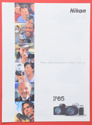 Nikon f65 original brochure - nikon,