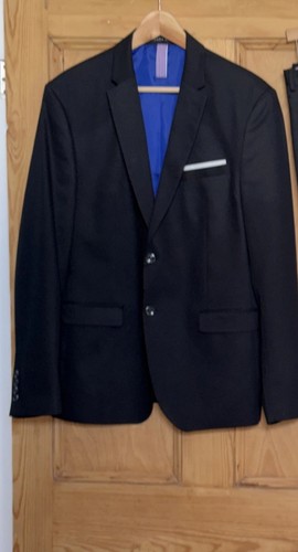 Zara suit men black - zara,