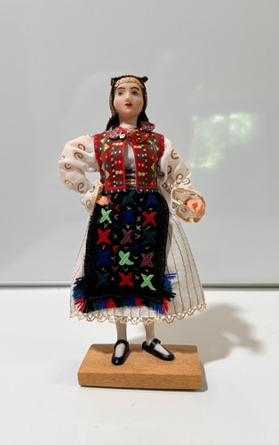 Romanian folk costume doll - romanian,