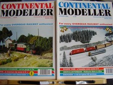 NICE COLLECTION OF 7 MODEL RAILWAY MAGS CONTINENTAL MODELLER 2000 2001