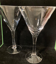 Two Giant Martini Glasses
