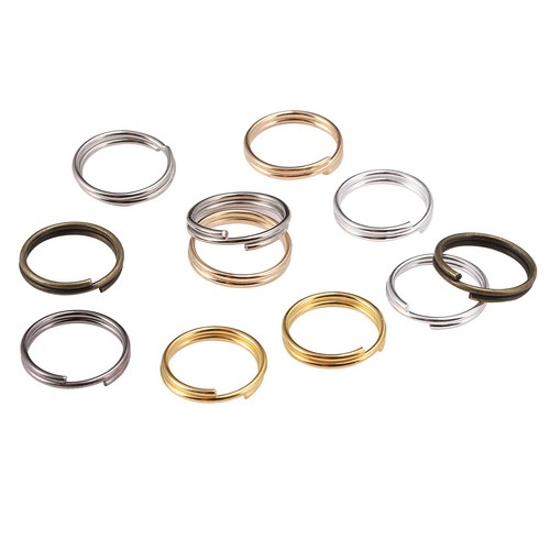 Keyring silver split ring - keyring,